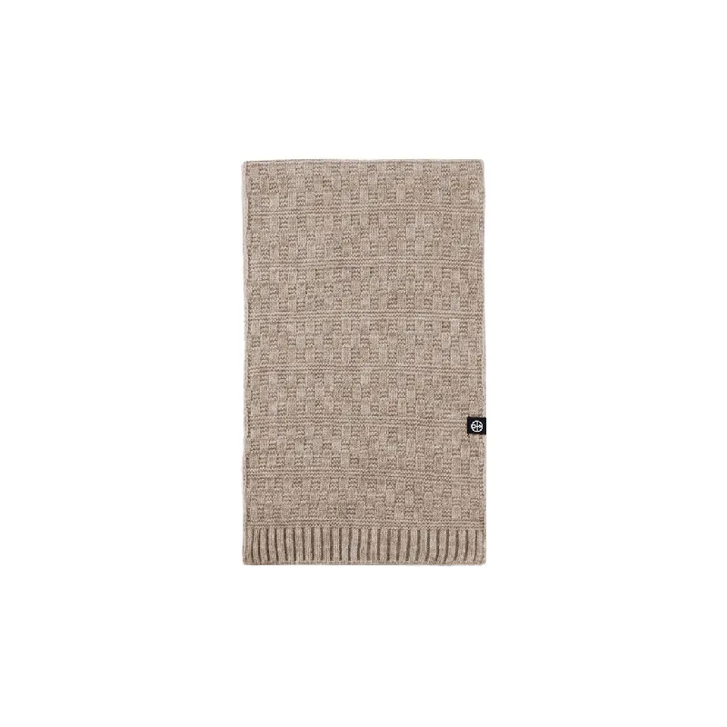 Casual Plaid Knit Scarf-0