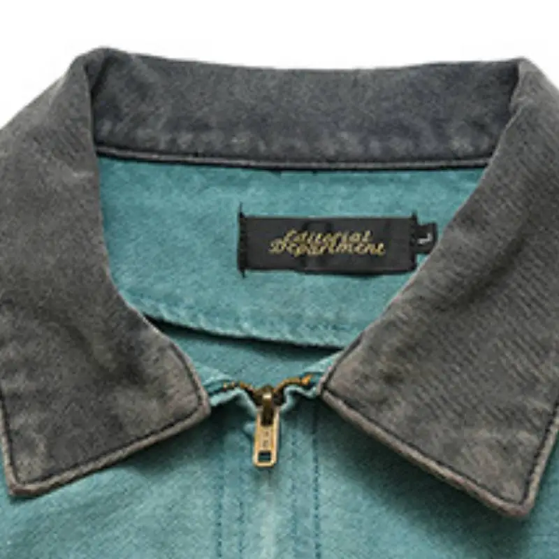 Fashionable Simple Denim Jacket-4