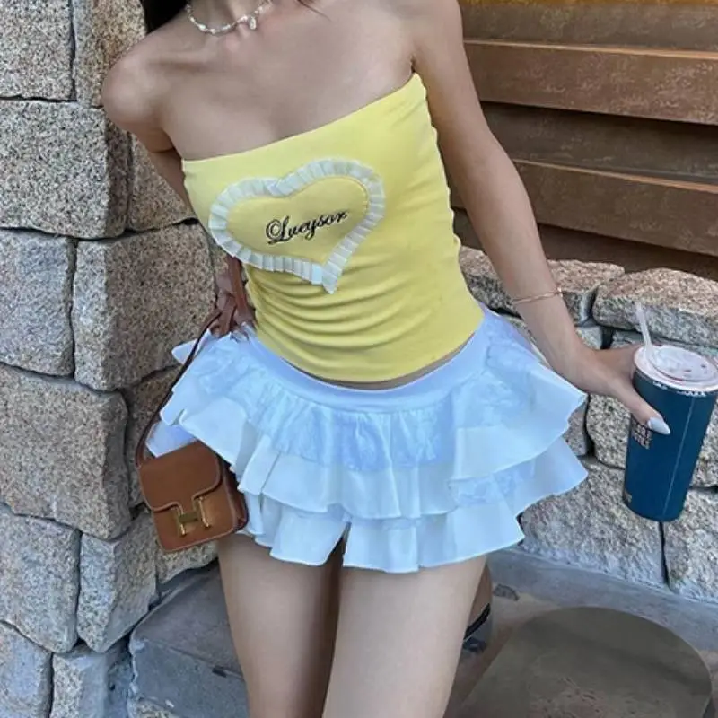 Fashionable Letter Print Vest Women-1