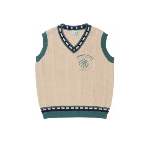 Loose Simple Cable Knitted Vest