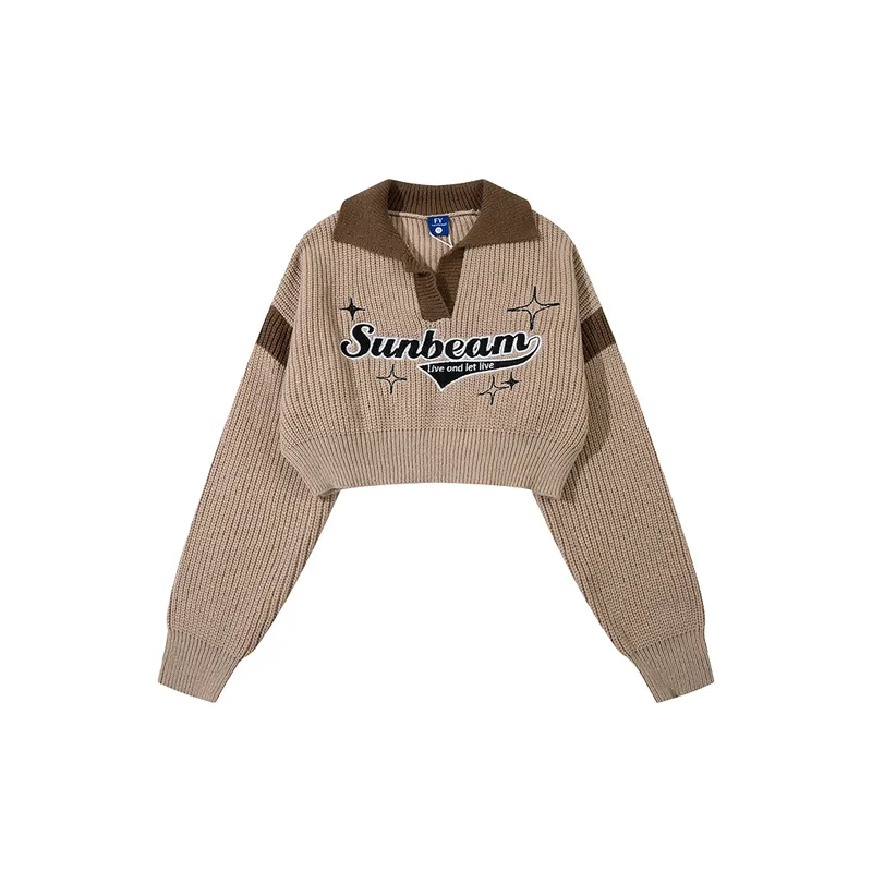 Retro Loose Acrylic Fibres Sweater Women-4