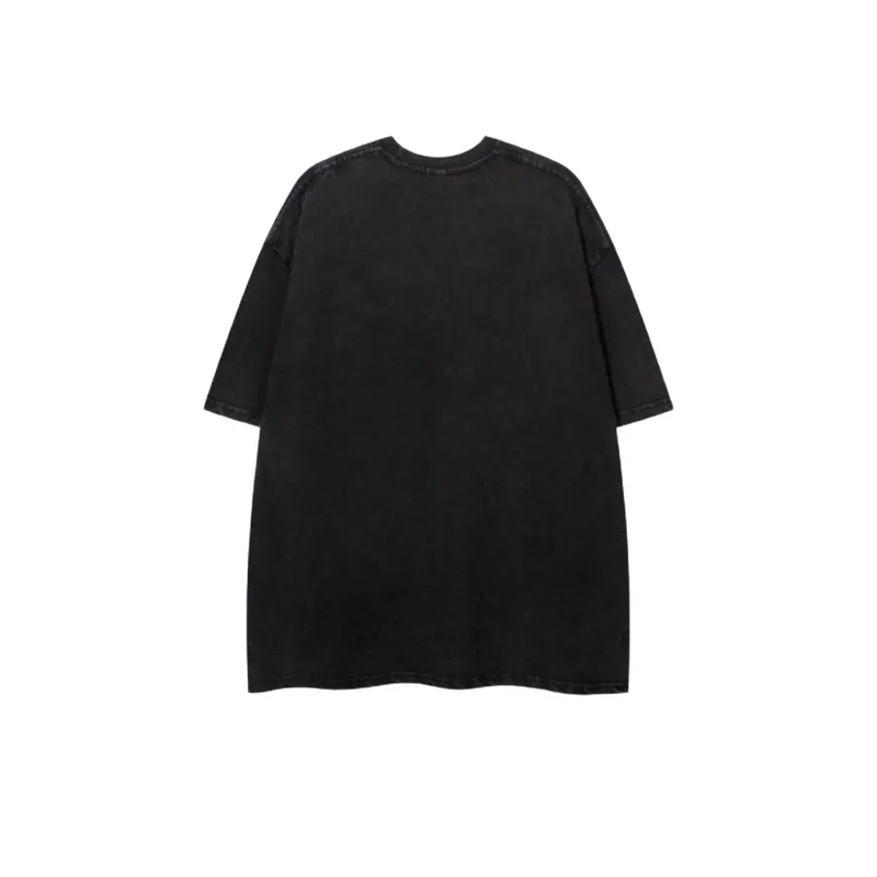 Retro Letter Trend T Shirt-1