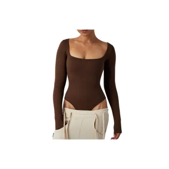 Fashionable Basics Nylon Bodysuit Women