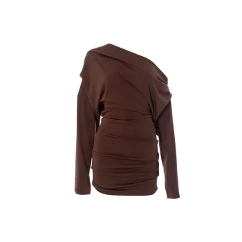 Simple Casual Polyester Dress Women
