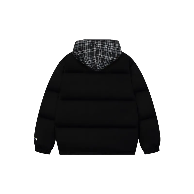 Loose Warming Blended Synthetic Fabrics Quilted Jacket-1