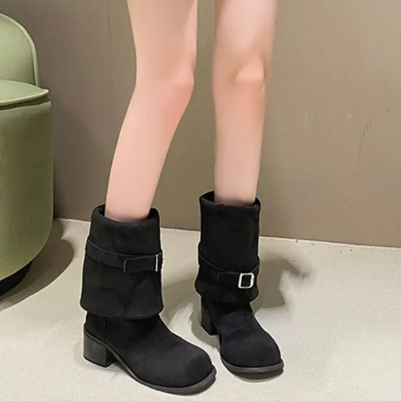 Casual Fashionable Knee High Boots-2