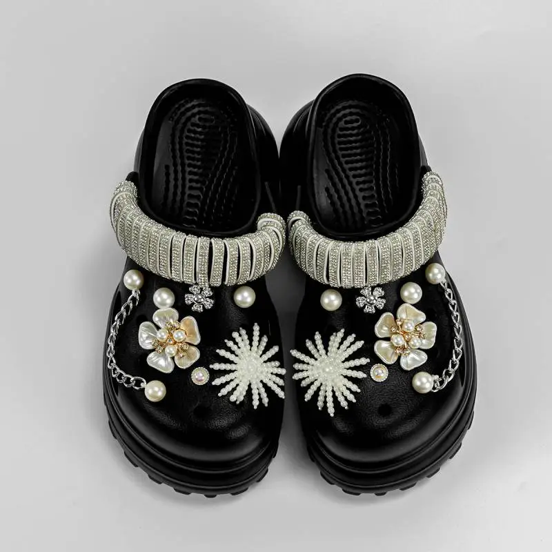 Fashion Sequins Clogs-5