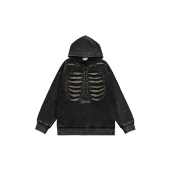 Skull Ripped Sweatshirt