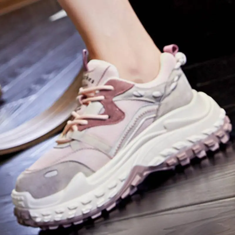 Casual Simple Chunky Sneakers-4