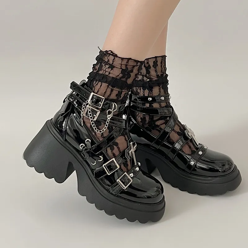 Simple Fashionable Mary Jane Shoes-1