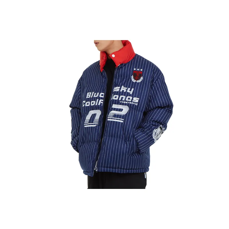 Retro Contrast Color Quilted Jacket-3