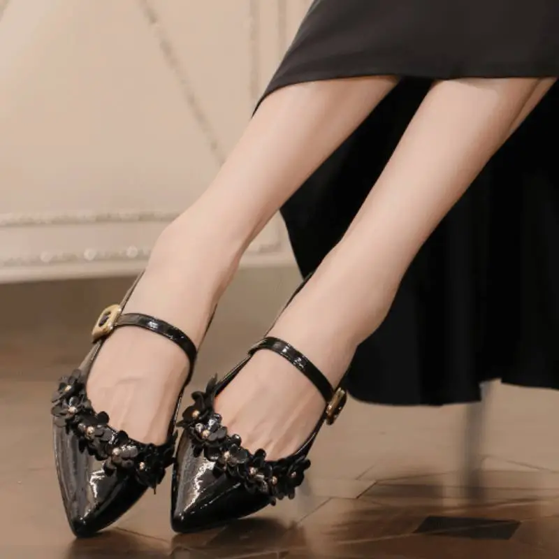 Retro Simple Mary Jane Shoes-5