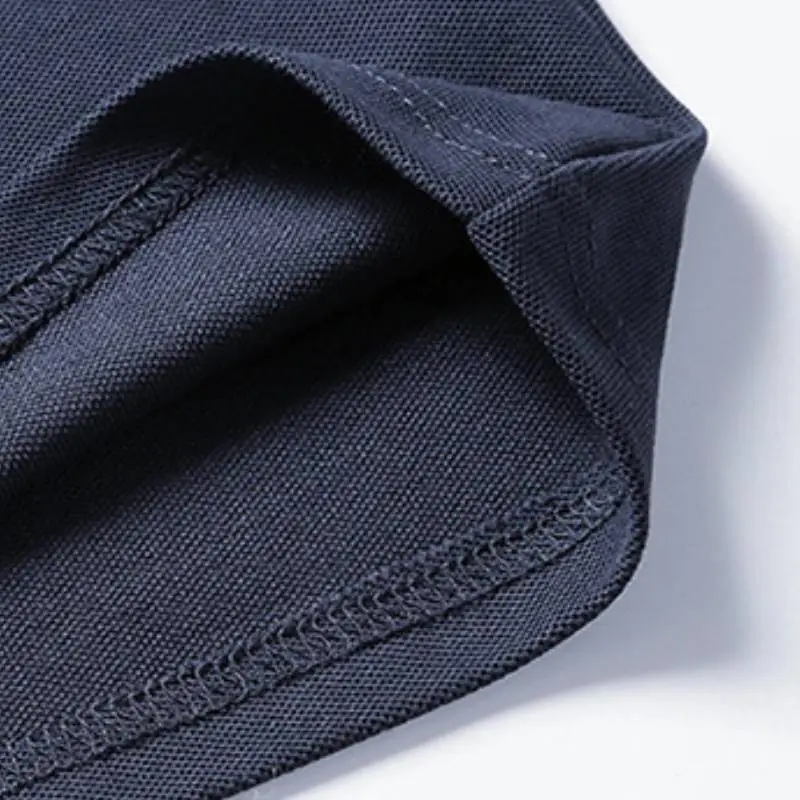 Casual Plain Cotton Polo-5
