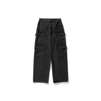 Multi Pocket Washed Jeans