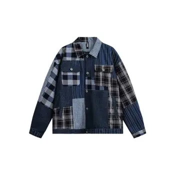 Basics Contrast Color Denim Jacket Women