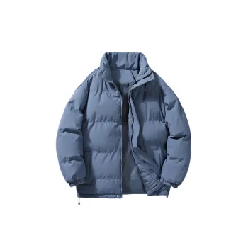 Warming Fashionable Blended Synthetic Fabrics Quilted Jacket