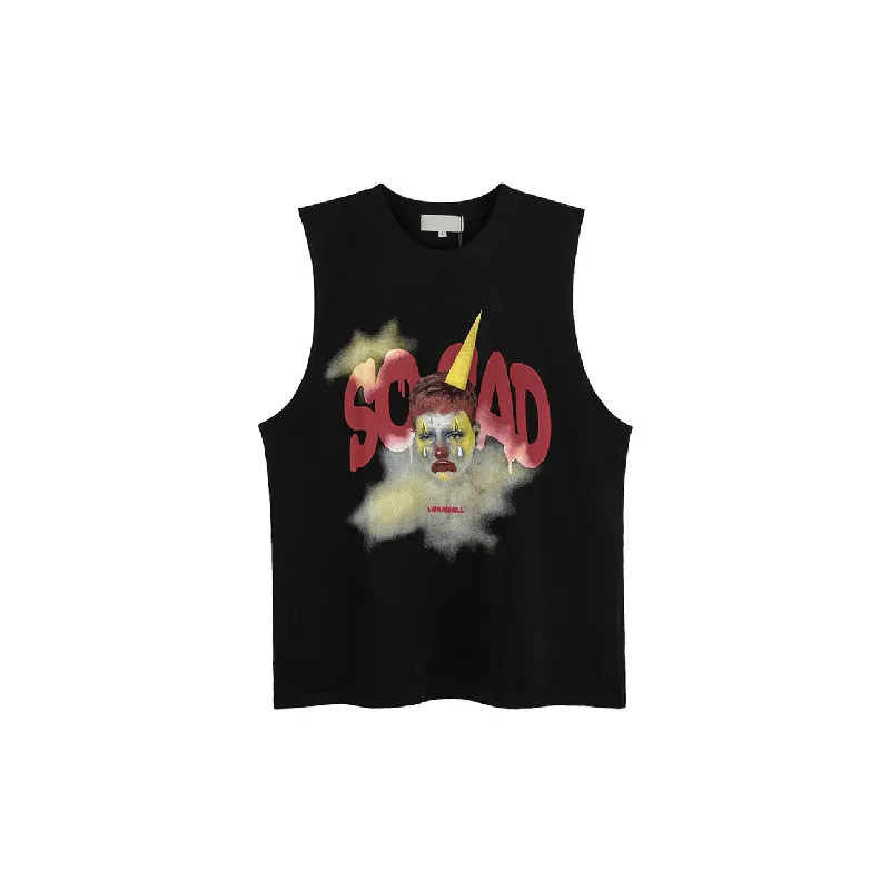 Fashionable Casual 100% Cotton Vest-0
