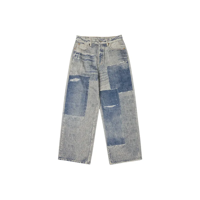 Fashionable Simple Jeans-0