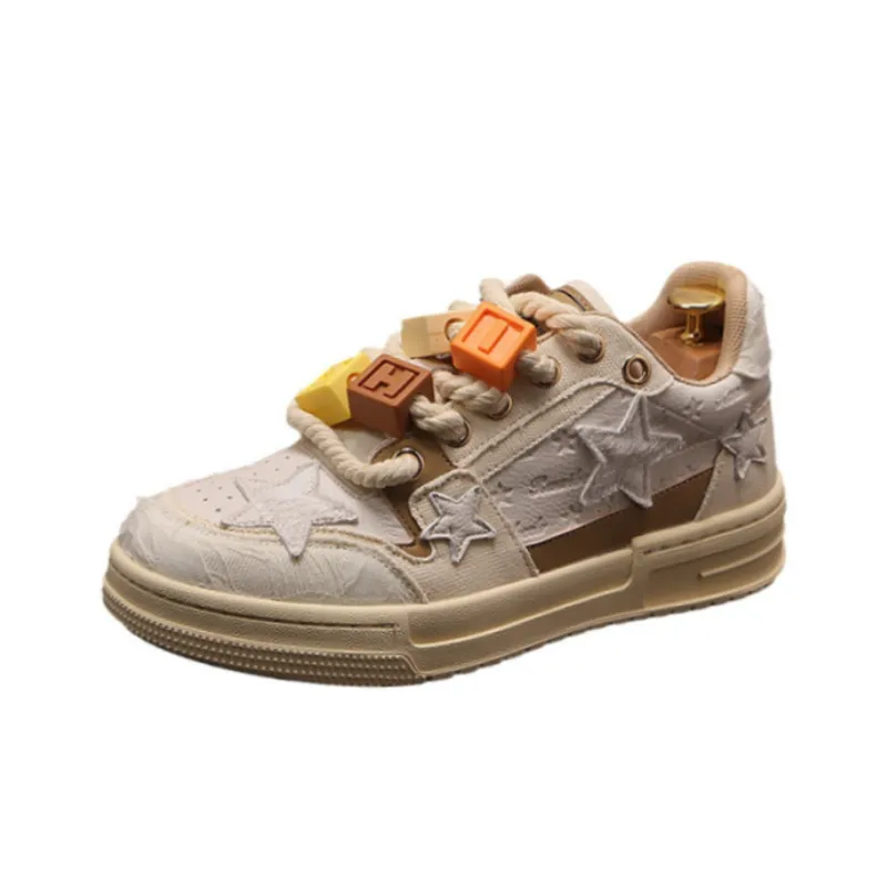 Vintage Building Blocks Star Youth Fashion Sports Casual Shoes
