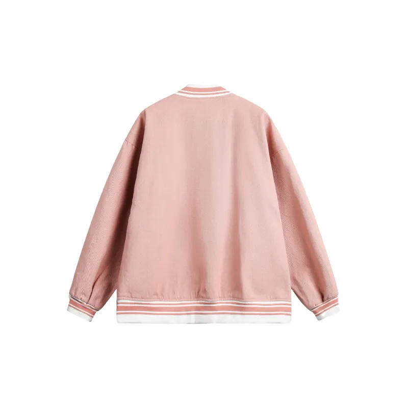 Tide Brand Embroidered Leather Jacket-9
