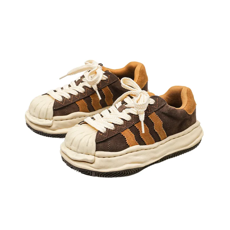 Trendy Thick Bottom Dissolving Sneakers-0