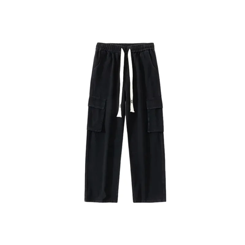 Simple Loose Jeans-5