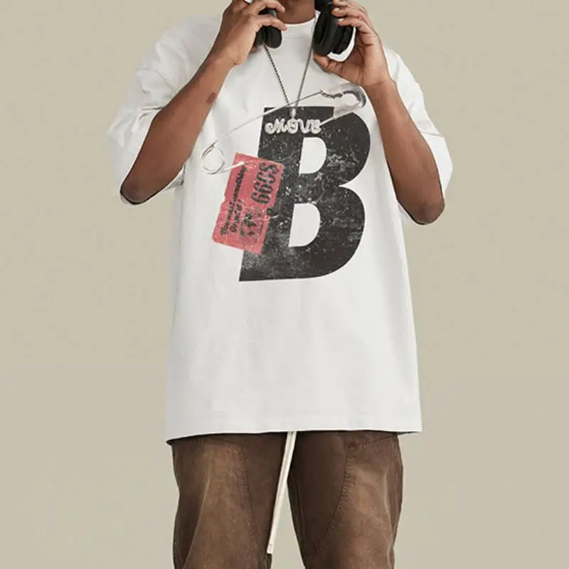 Fashionable Simple 100% Cotton T Shirt-2