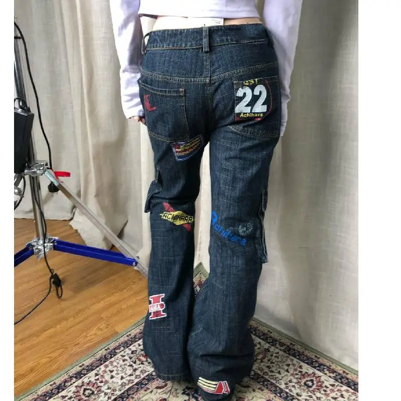 Retro Loose Jeans Women-1