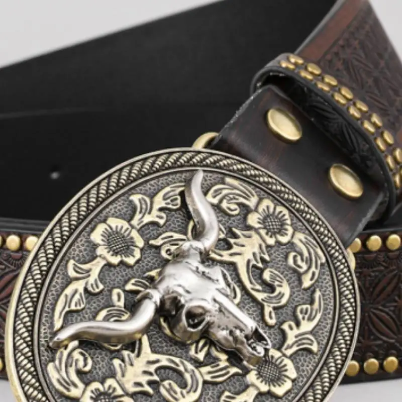 Retro Simple Leather Belt-1