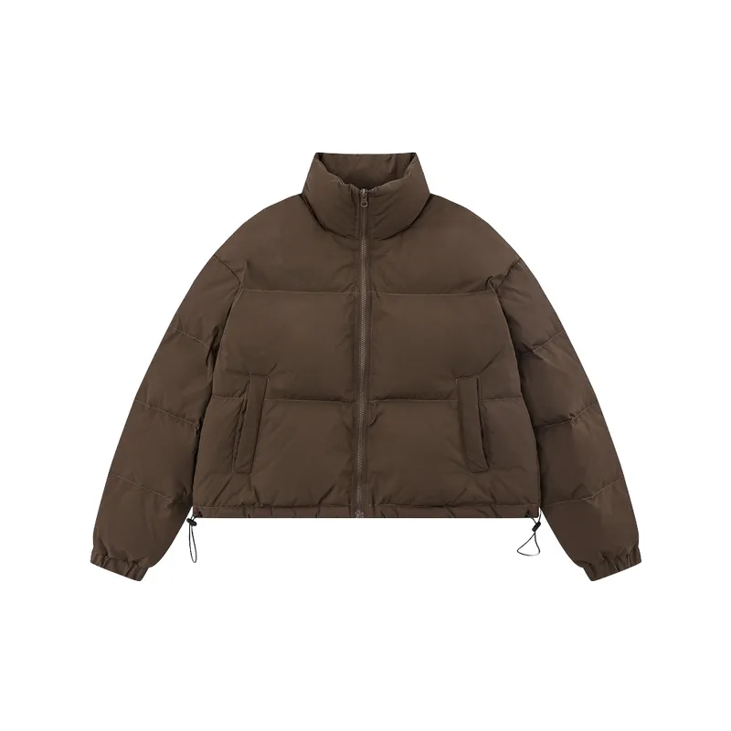 Fashionable Loose Quilted Jacket Women-2