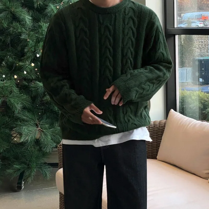 Fashionable Warming Loose Sweater-6
