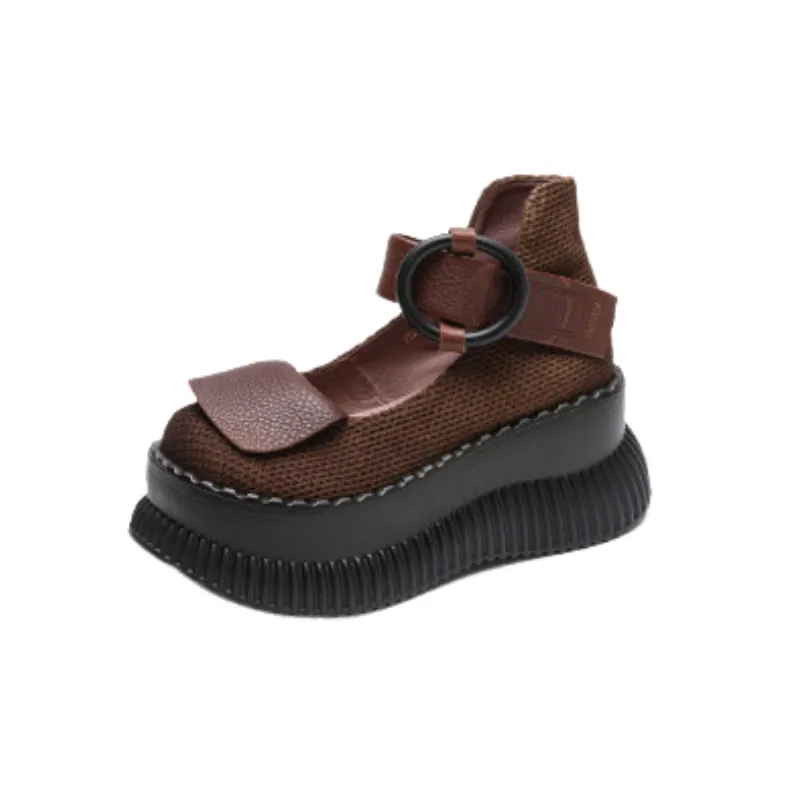 Retro Casual Mary Jane Shoes-0