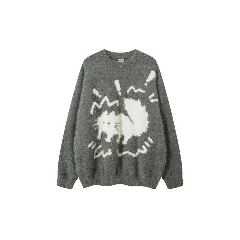 Basics Funky Blended Synthetic Fabrics Sweater-0