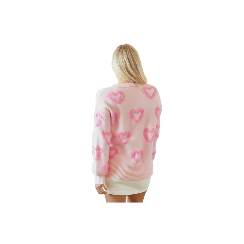Casual Long Sleeve Rayon Sweater Women-3