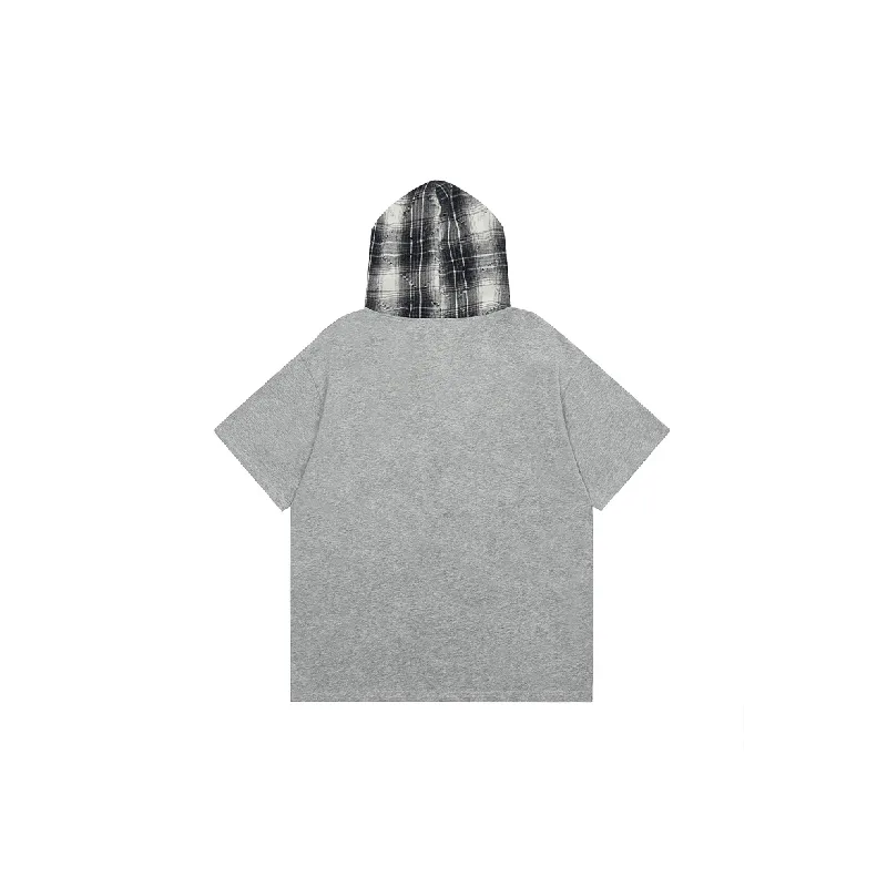 Fashion Plaid Cotton T Shirt Unisex-3