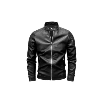 Simple Basics Leather Jacket