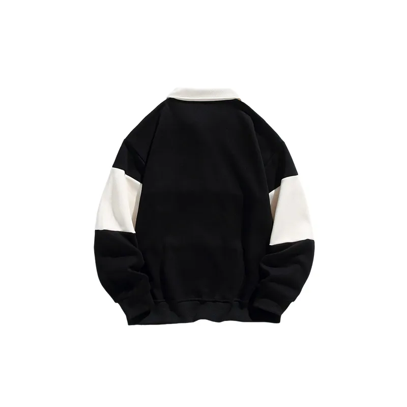 Loose Casual Pique Sweatshirt-7