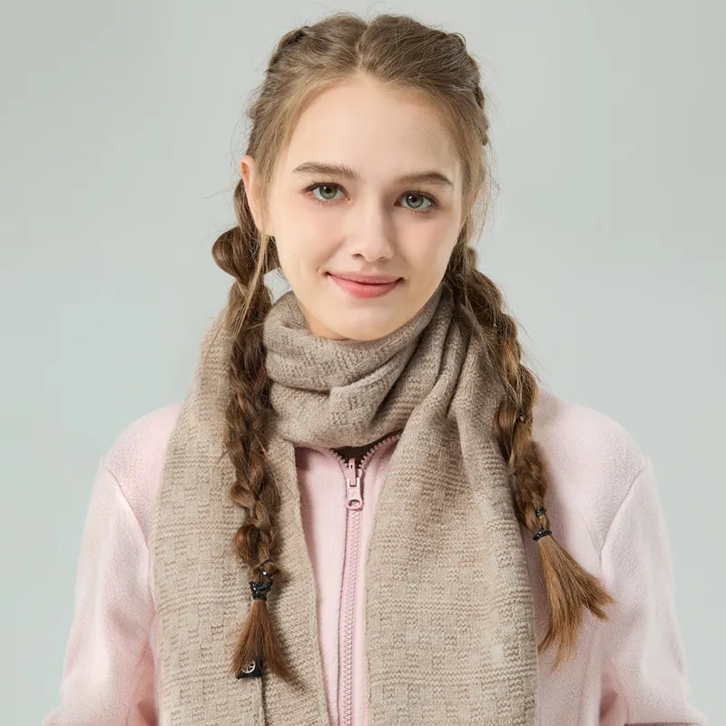 Casual Plaid Knit Scarf-1