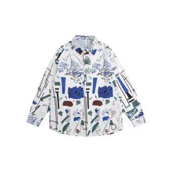 Digital Print Long Sleeved Shirt