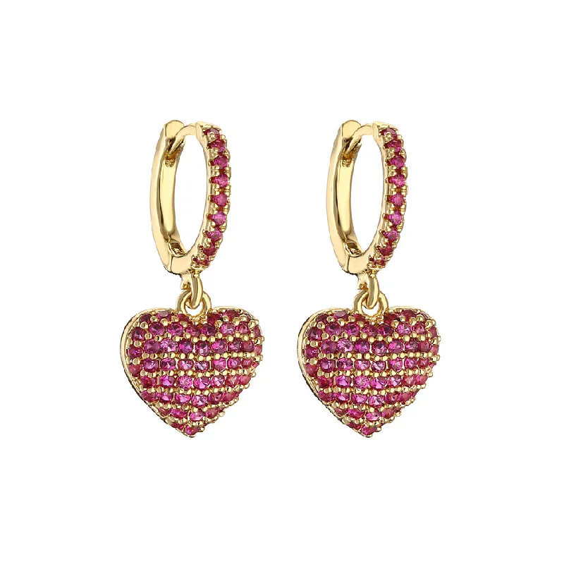 Fashionable Heart Earring-3