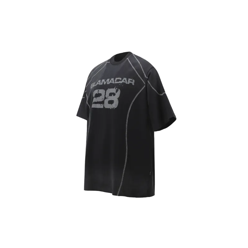 Distress Retro Cotton T-Shirt-6