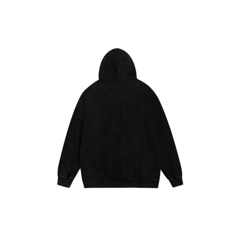 Retro Hiphop Printed Oversize Hoodie-2