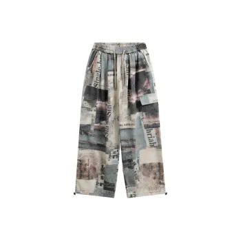 Trendy Hip Hop Graffiti Jeans