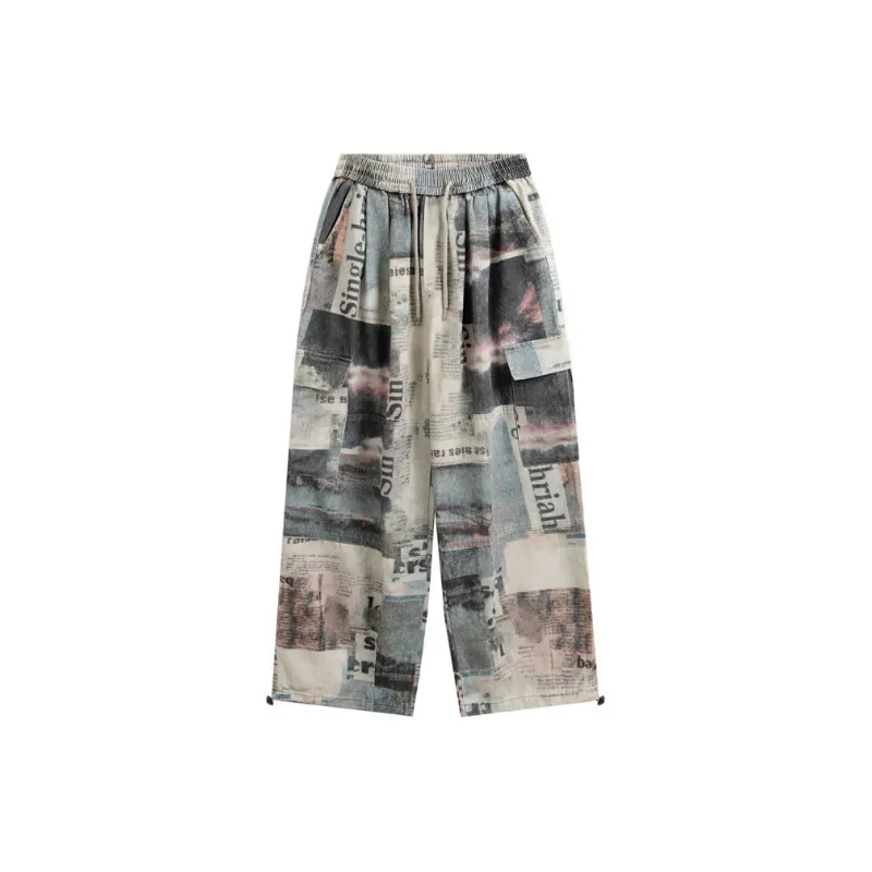 Trendy Hip Hop Graffiti Jeans-0