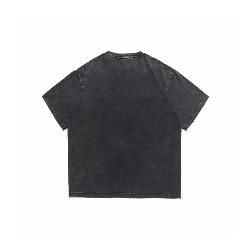 Retro Washed Loose T Shirt-5