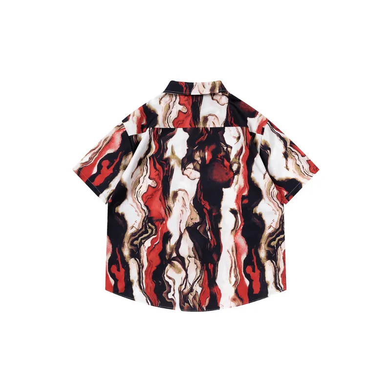 Trendy Ink Dyed Retro Casual Shirt-1