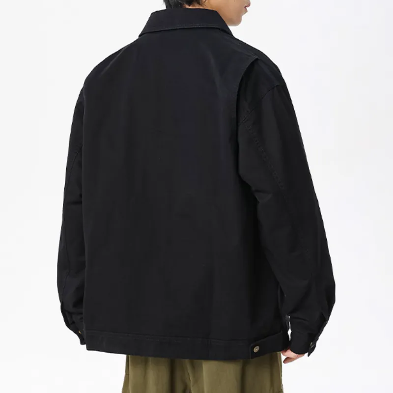 Casual Loose Cotton Jacket-2
