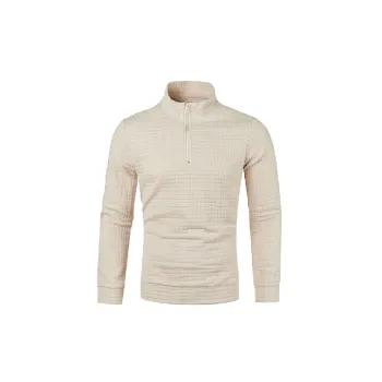 Zipper Casual Blended Synthetic Fabrics Sweatshirt