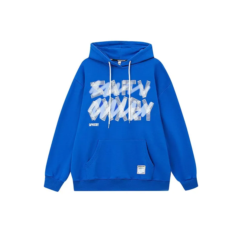 Fashion Brand Design Sense Letter Printing Hooded Sweatshirt-0