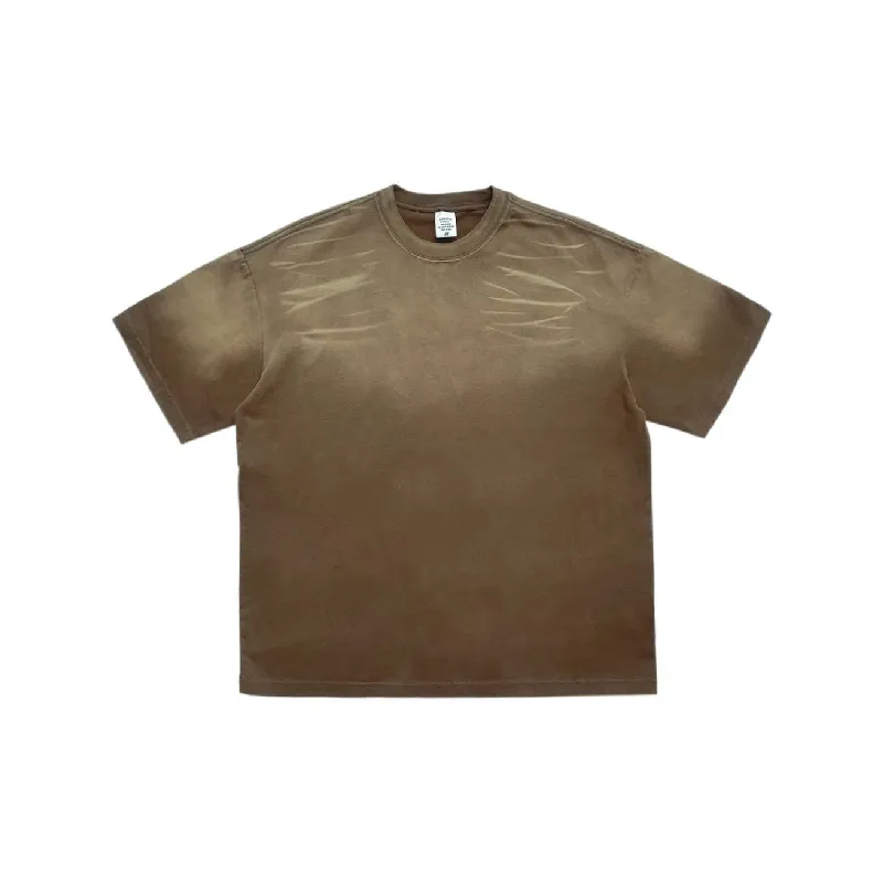 Casual Plain Cotton T Shirt Unisex-0